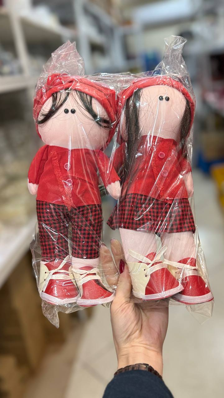 عروسک روسی 30سانت جفتی