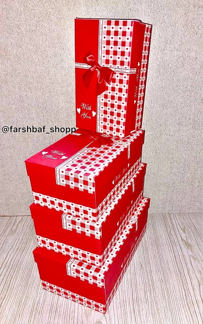 جعبه مستطیل 4 سایز